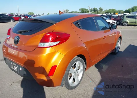 2013 Hyundai Veloster Base W/Black from USA, damaged, VIN KMHTC6AD6DU094002